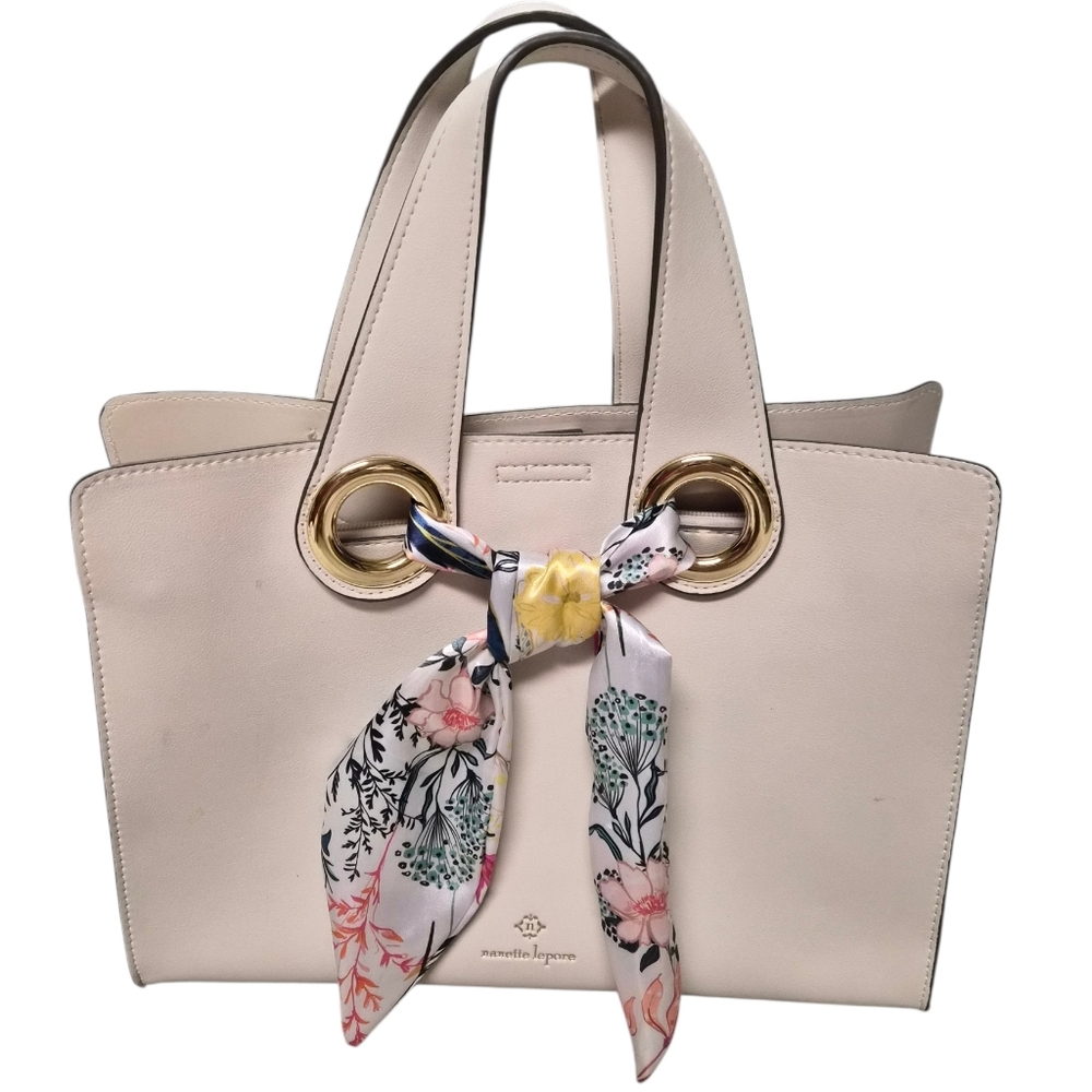 Nanette Lepore Tote with Scarf Accent